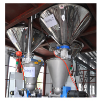 Plataforma de alimentación de plástico con mezclador de alta velocidad y alimentador gravimétrico