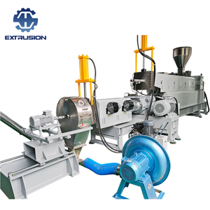 Pellet TPR que hace la extrusora de dos etapas con línea de corte de anillo de agua