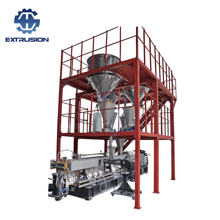 Línea de compuesto de Tornillo Tornillo Twin CaCo3