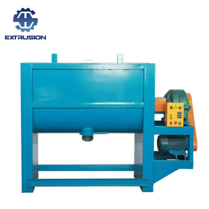 Sistema de premezcla: mezclador horizontal de material de polvo de pellets de plástico industrial